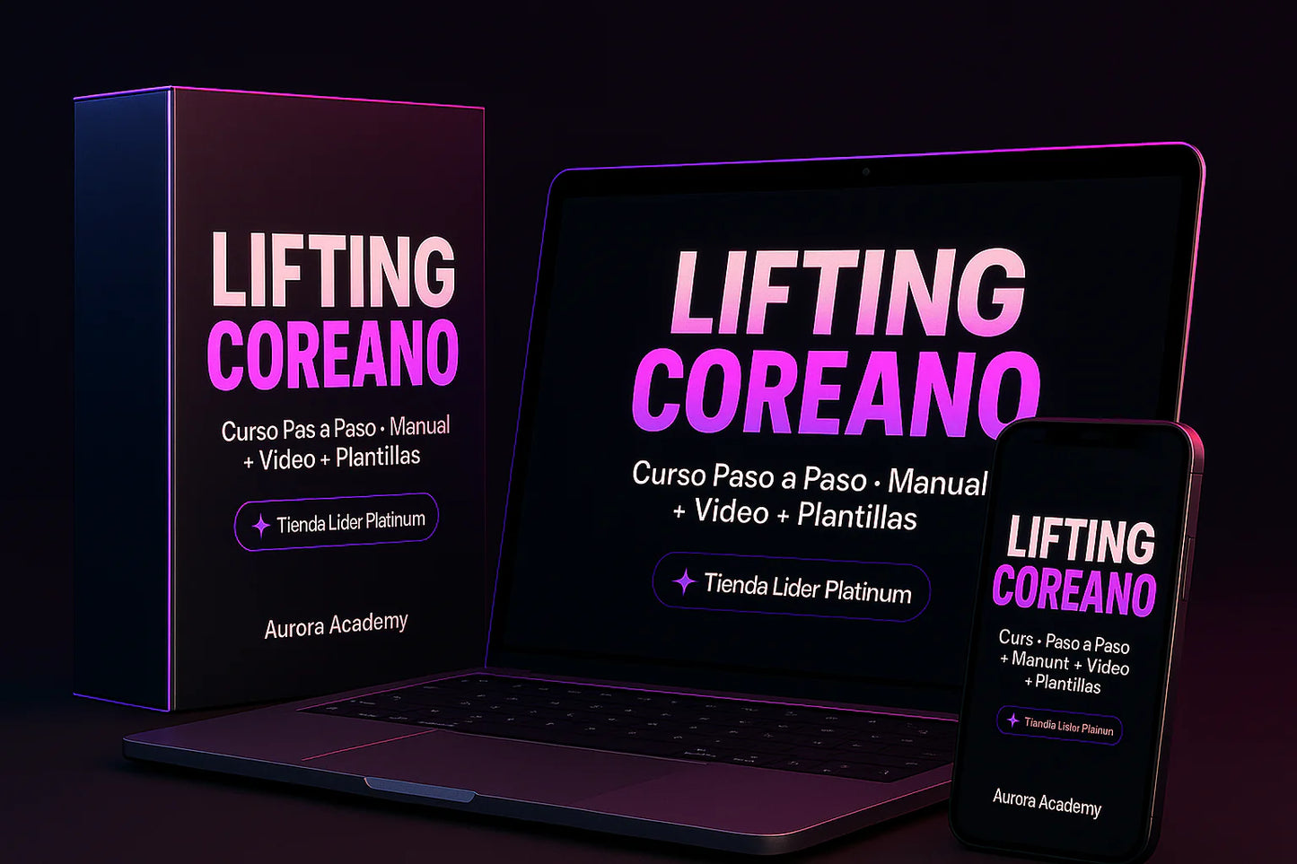 LIFTING PROFESIONAL CURSO + PATRONES + 8 BONUS DE REGALO