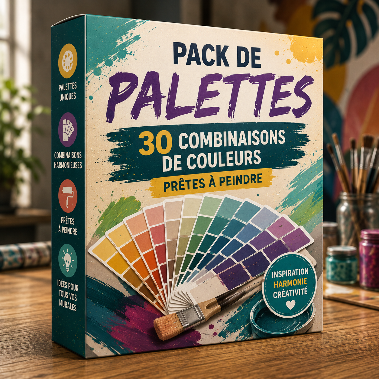 Pack de Palettes : 30 Combinaisons de Couleurs Prêtes à Peindre
