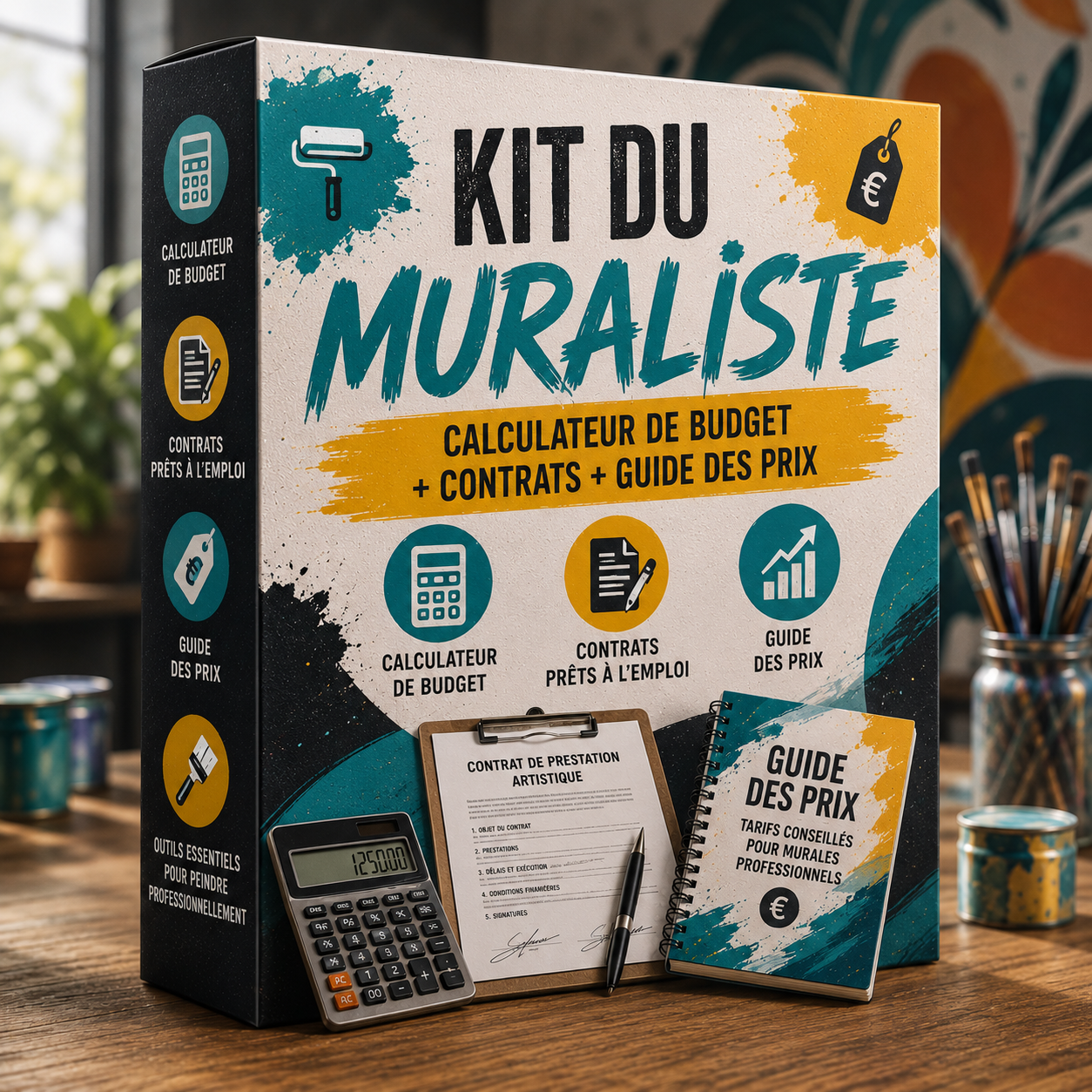 Kit du Muraliste : Calculateur de Budget + Contrats + Guide des Prix