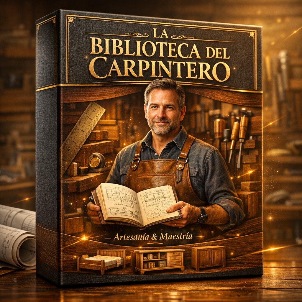 LA BIBLIOTECA DEL CARPINTERO (+6000 PLANOS) + 4 BONUS DE REGALO