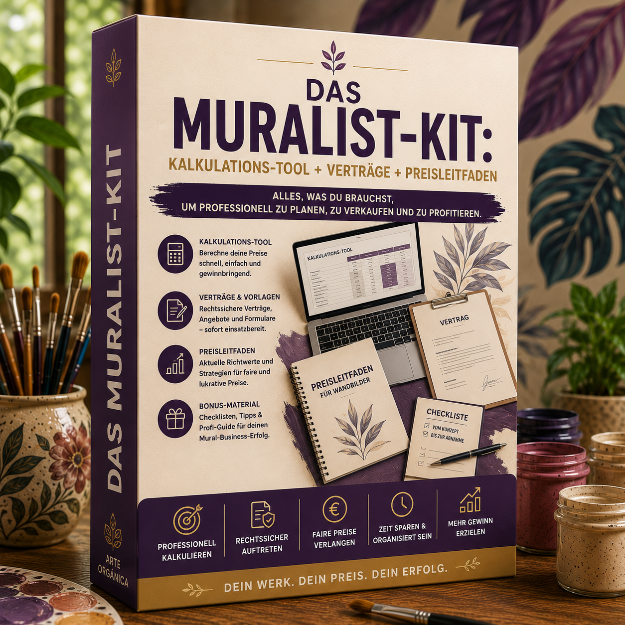 Das Muralist-Kit: Kalkulations-Tool + Verträge + Preisleitfaden