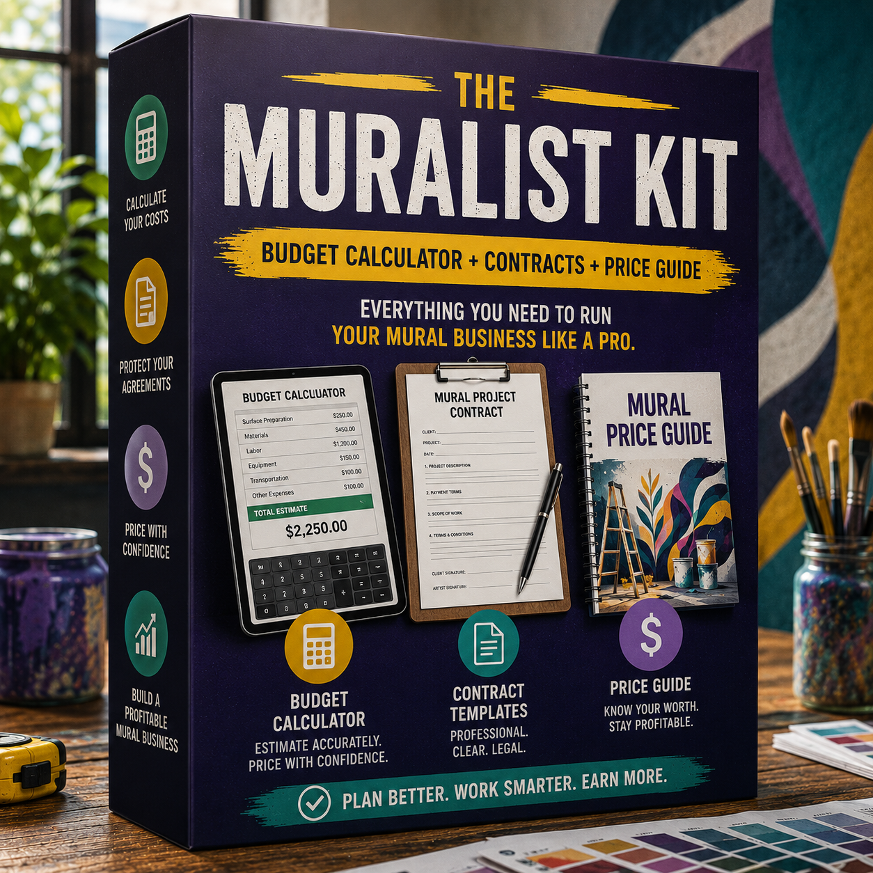 The Muralist Kit: Budget Calculator + Contracts + Pricing Guide