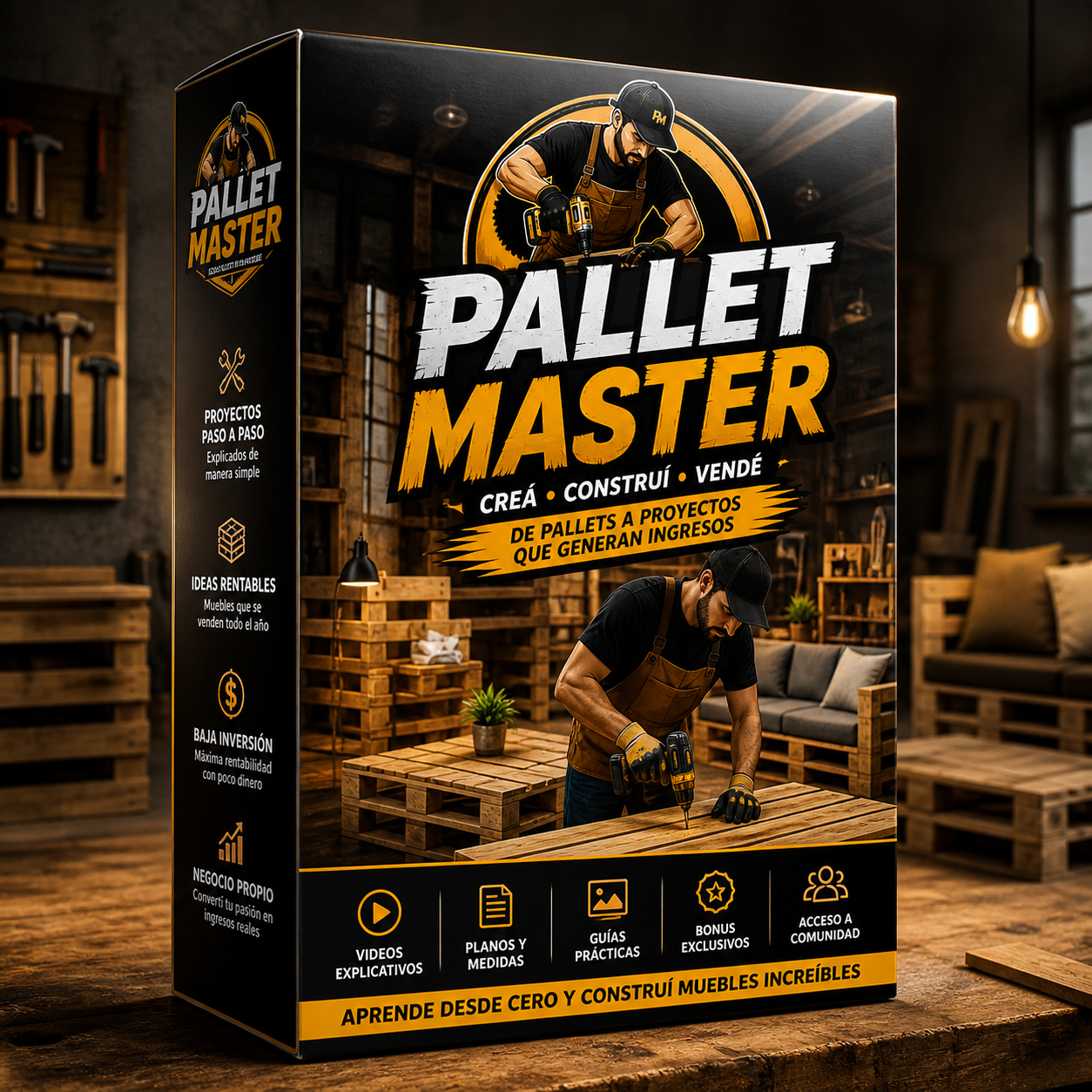PALLET MASTER + 8 BONUS DE REGALO